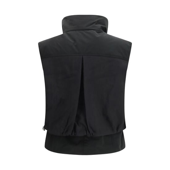 PINKO Zwarte Nylon Mouwloze Jas - Image 2