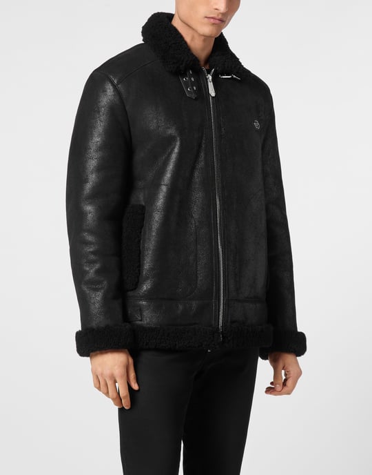 Leather Fitted Biker - Image 2