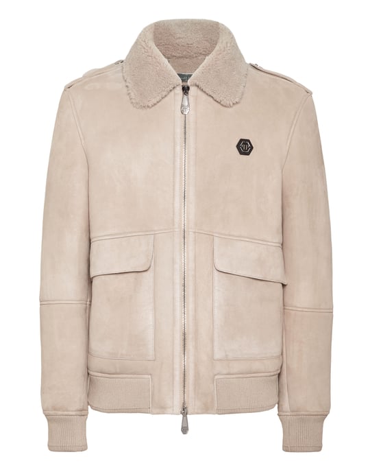 Leather Bomber - Image 1