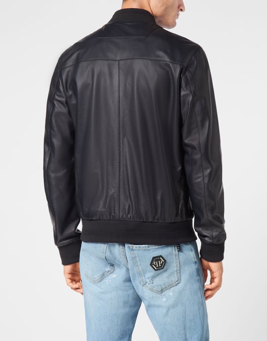 Bomber I Läder Iconic Plein - Image 4