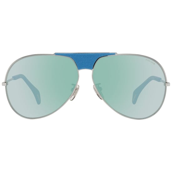 Police Blue Plastic Sunglasses - Image 2