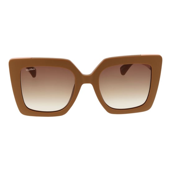 Max Mara Bruine Plastic Zonnebril - Image 2