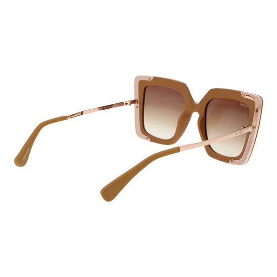 Max Mara Bruine Plastic Zonnebril - Image 3