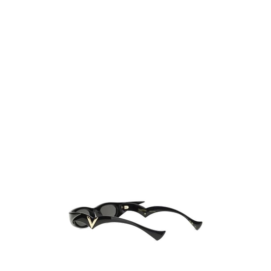 Valentino Garavani Black Acetate Sunglasses - Image 3