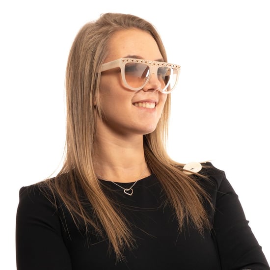Marciano by Guess White Plastic Sunglasses - Image 4