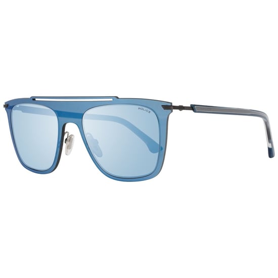 Police Blauwe Plastic Zonnebril - Image 1