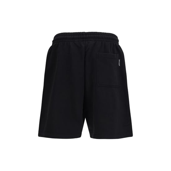 Palm Angels Zwarte Katoenen Bermuda Shorts - Image 2