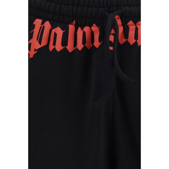 Palm Angels Zwarte Katoenen Bermuda Shorts - Image 3