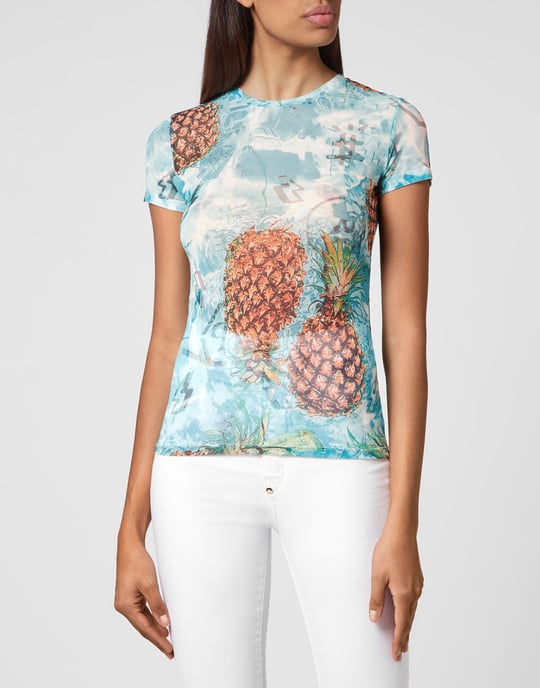 T-Shirt Rund Hals Pineapple Skies - Image 2