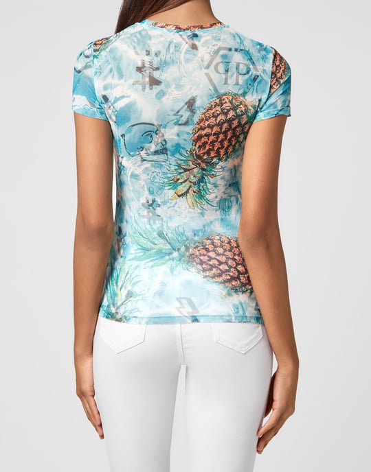 T-Shirt Rund Hals Pineapple Skies - Image 3