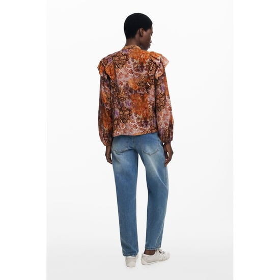 Desigual Arancione Viscose Dames Shirt - Image 2