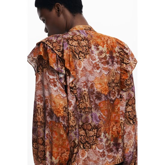 Desigual Arancione Viscose Dames Shirt - Image 3