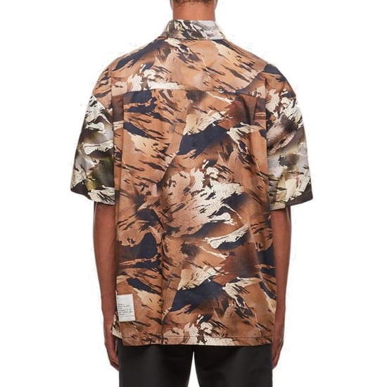 Heron Preston Bicolor Katoenen Patroon Shirt - Image 3