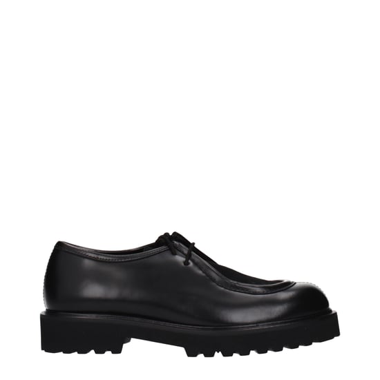 Max Mara Zwarte Leren Oxfords En Derbies - Image 1