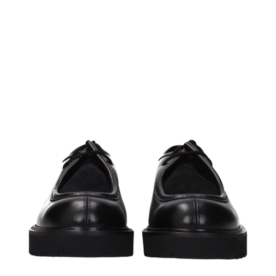Max Mara Zwarte Leren Oxfords En Derbies - Image 3