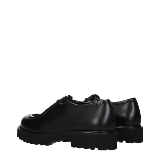 Max Mara Zwarte Leren Oxfords En Derbies - Image 4