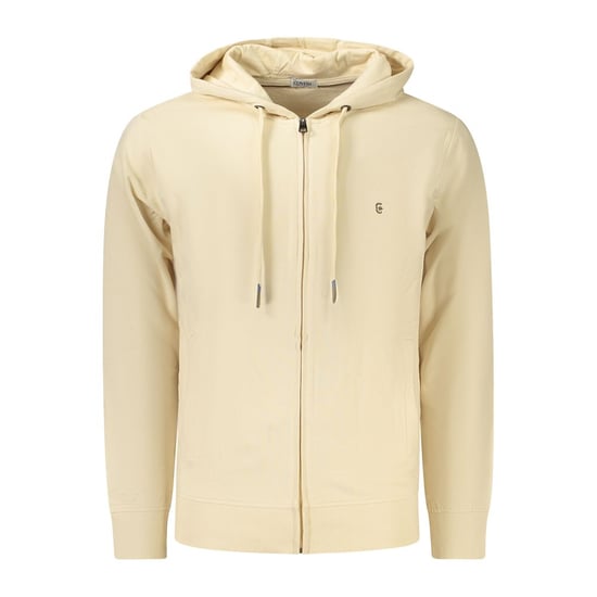 Coveri Moving Beige Bomull Herr Hoodie - Image 1