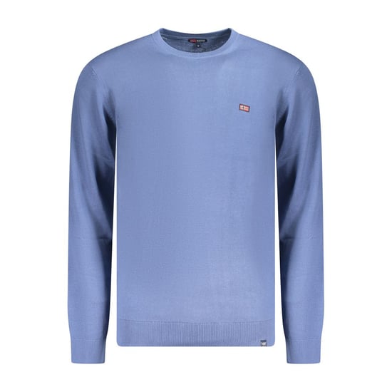 Noorwegen 1963 Blauwe Katoenen Overhemd voor Mannen - Image 1