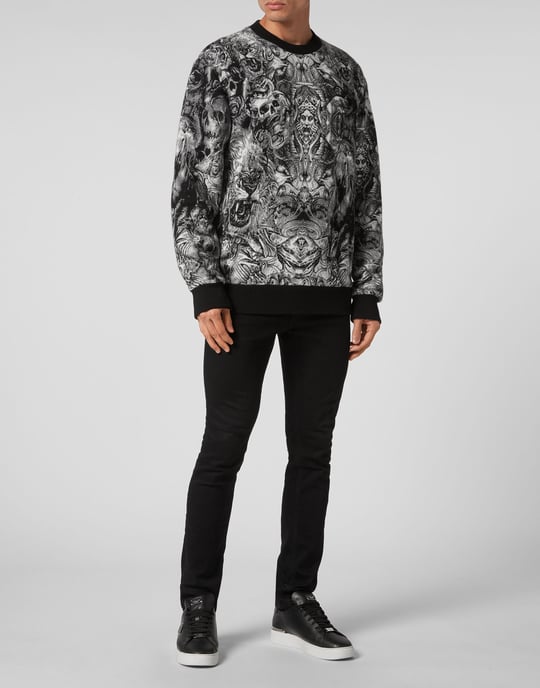 Pullover Round Neck Tattoo - Image 3