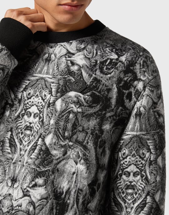 Pullover Round Neck Tattoo - Image 5