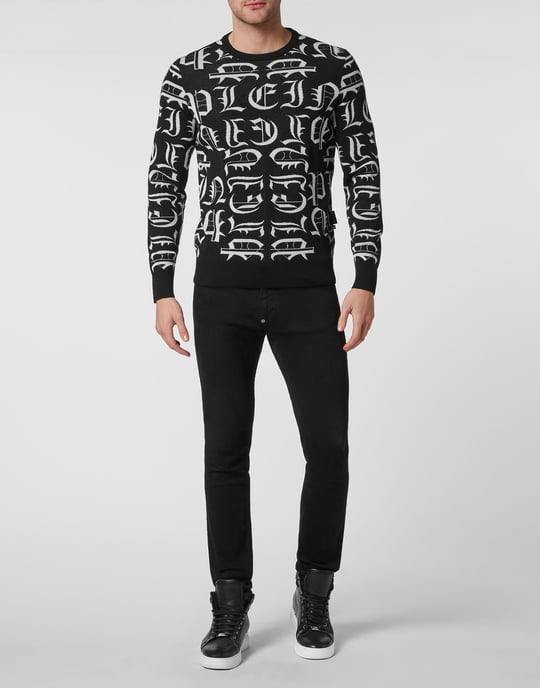 Pullover Round Neck Gothic Plein - Image 4