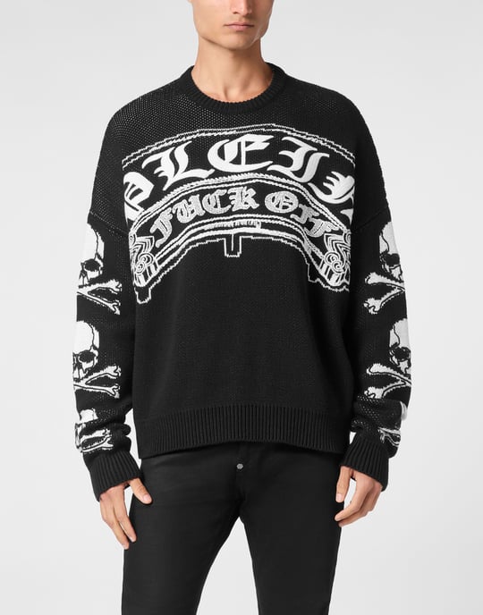 Pullover Round Neck Gothic Plein - Image 2