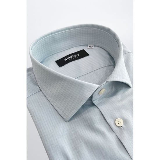 Baldinini Trend Lichtblauwe Katoenen Heren Shirt - Image 2