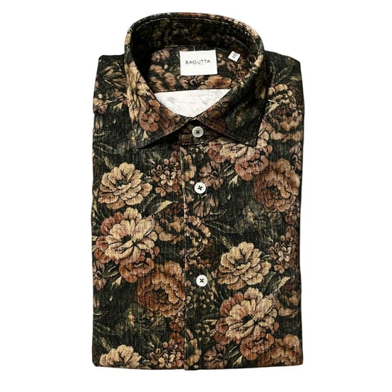 Bagutta Multicolor Katoenen Overhemd voor Mannen - Image 1