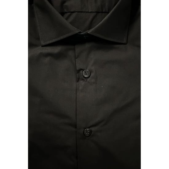 Baldinini Trend Black Cotton Men's Shirt - Image 3