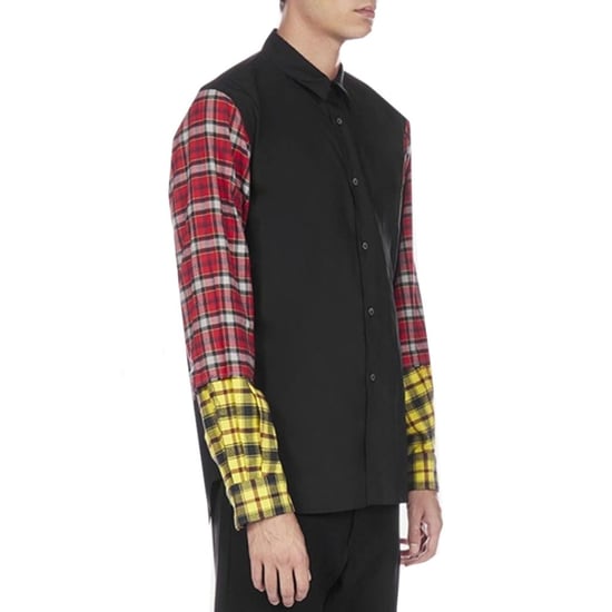 Comme Des Garçons Zwarte Katoenen Patroon Shirt - Image 2