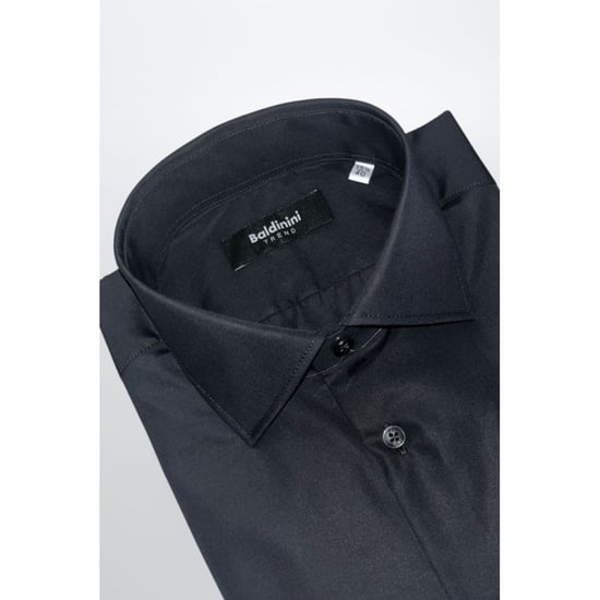 Baldinini Trend Black Cotton Men Shirt - Image 2