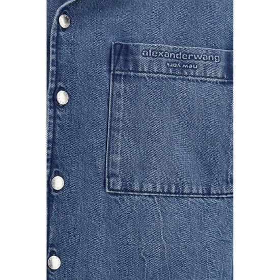 Alexander Wang Blauwe Denim Shirt - Image 3