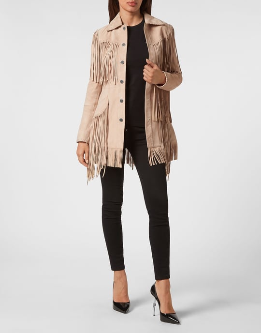 Leather Jacket Gothic Plein - Image 4