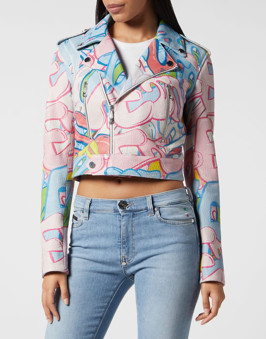 Leather Jacket Bombing Graffiti - Image 2