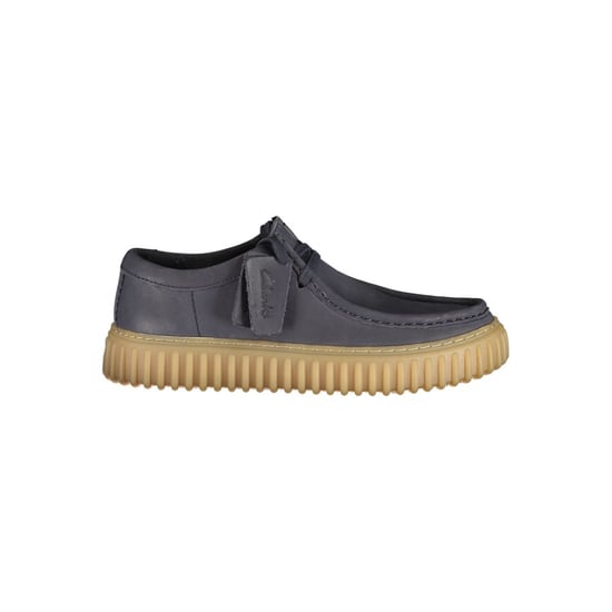 Clarks Blå Läder Herrskor Klassisk - Image 1