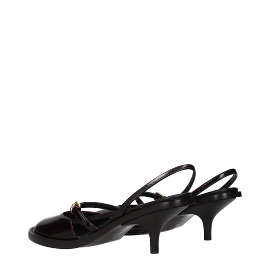 Dries Van Noten Brown Leather Platform Sandals - Image 4