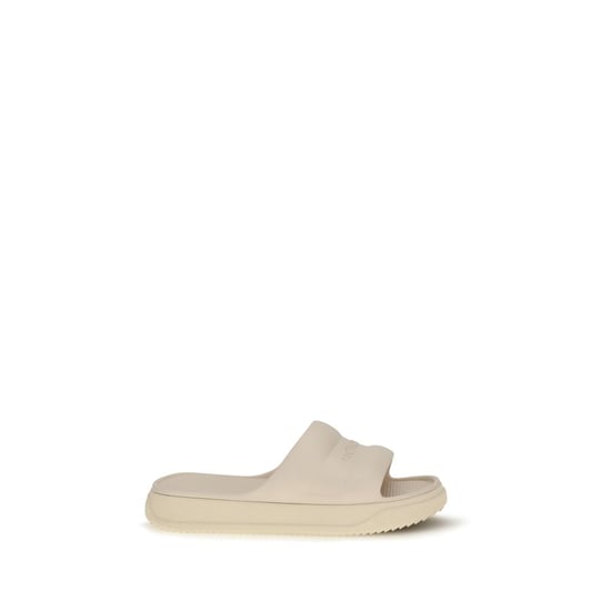 Moncler Beige Rubber Slippers - Image 1