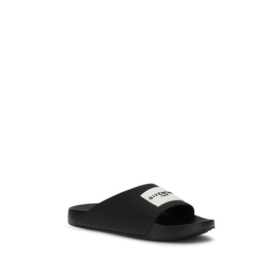 Givenchy Zwarte Rubber Slippers - Image 2