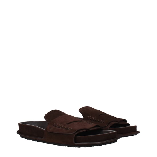 Jacquemus Bruin Leren Slippers - Image 2
