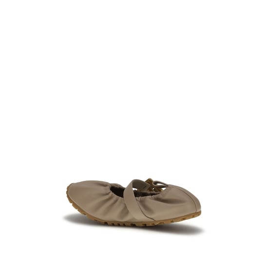 Balmain Beige Lammskinn Ovis Aries Aries Ballerinat - Image 3