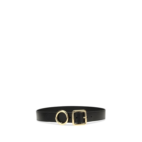 Jacquemus Zwarte Kalfslederen Bos Taurus Regular Riem - Image 2