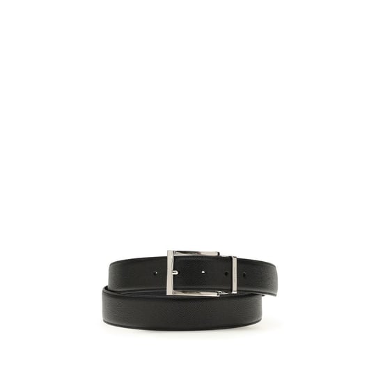 Ferragamo Blauwe Kalfsleren Bos Taurus Regelmatige Ceintuur - Image 1