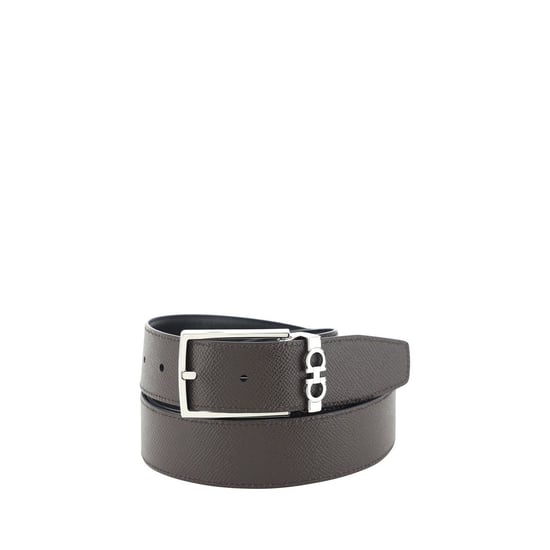 Ferragamo Zwarte Kalfslederen Bos Taurus Riem - Image 4
