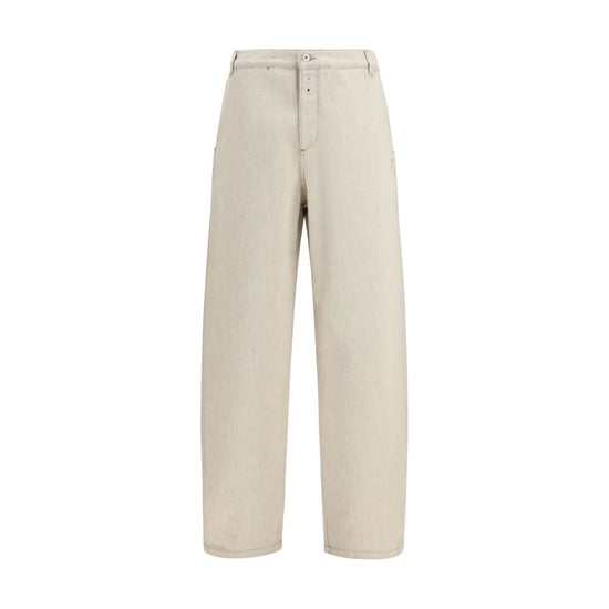 Jacquemus Beiger Katoenen Casual Broek - Image 1