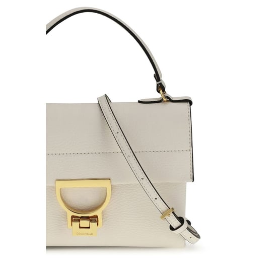 Coccinelle Beige Calf Leather Bos Taurus Handbag - Image 4