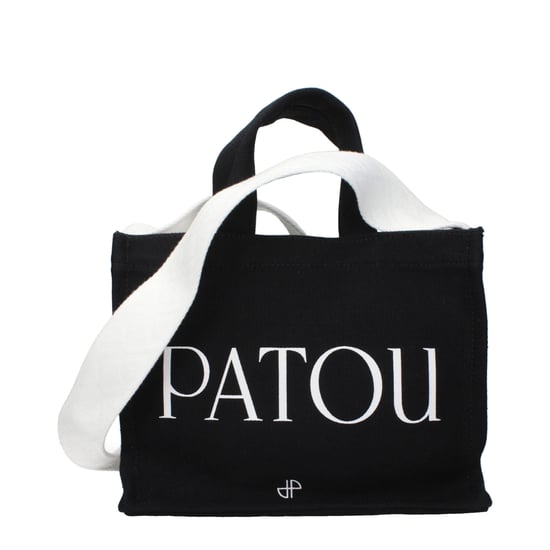 Patou Zwarte Katoenen Handtas - Image 3