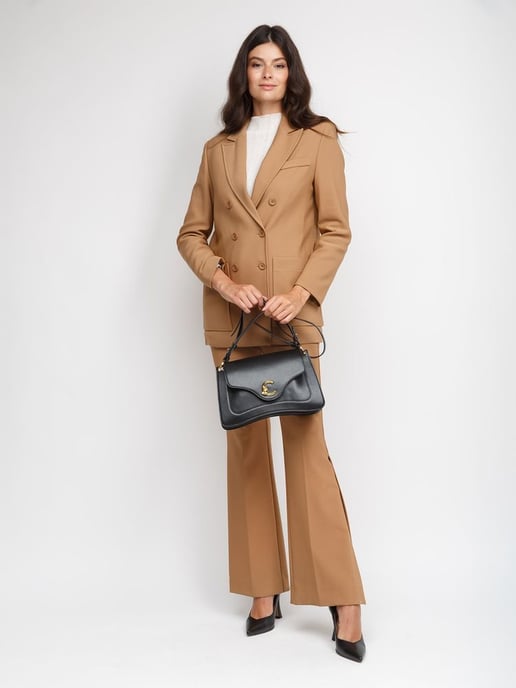Coccinelle Handtas met Bovenhandvat Zwart - Image 6