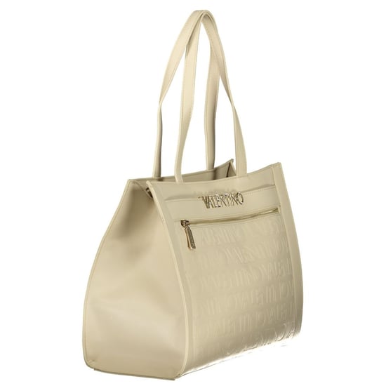 Mario Valentino Beige Polyuretan Damväska Med Flera Fickor - Image 3