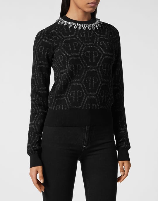 Pullover Ronde Hals Monogram - Image 2
