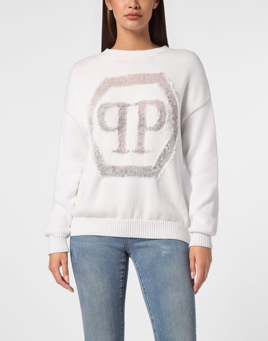 Pullover Ronde Hals Hexagon - Image 2